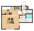 キングフィッシャー恵庭の間取り画像