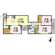 セレスティア西瑞江の間取り画像