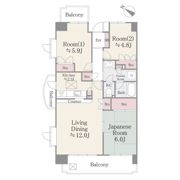 コースト・ヴィラ葛西臨海公園の間取り画像