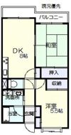 マンション栂森の間取り画像