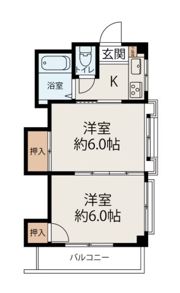 ハイム大洗の間取り画像