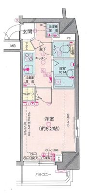 菱和パレス高輪タワーの間取り画像