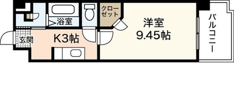 ロアール東白島の間取り画像