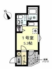 ベイルーム西戸部の間取り画像