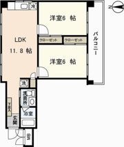 ヒルヴィスタ三滝の間取り画像