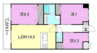 アルカサール道後の間取り画像