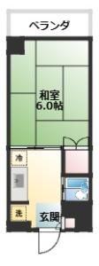 マンション ニッソーの間取り画像