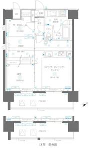 アルファレジデンシア南千住の間取り画像