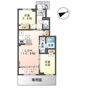 （仮称）大網白里市仏島新築アパートの間取り画像