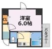 プレサンス難波WESTの間取り画像