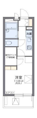 レオパレスグリーンⅢの間取り画像