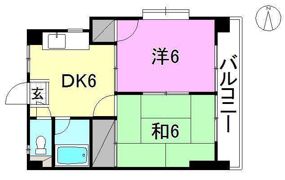ハイツ居村の間取り画像
