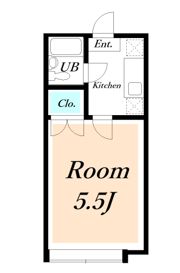 フラワーハイツ葛西Bの間取り画像