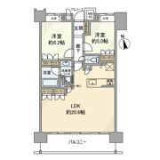 ライオンズ石神井公園ステーションゲートの間取り画像