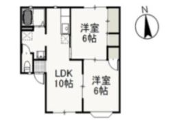 グラシア妹尾の間取り画像