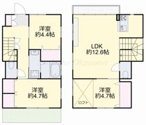 鹿田本町戸建の間取り画像