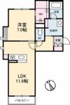 シャーメゾンコンソラータの間取り画像