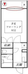 コーポ山吹の間取り画像