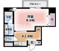 リバティ西三荘の間取り画像