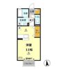 レセンテ新田原 Ⅱの間取り画像