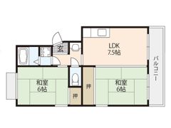 しづマンションの間取り画像