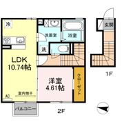 D-room片野新町の間取り画像