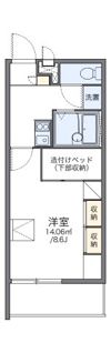 レオパレス猪子石の間取り画像