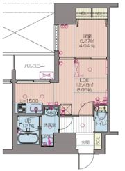 プレジオ本町の間取り画像