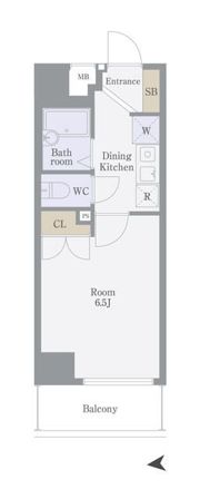 エクシム板橋区役所前の間取り画像