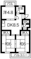 杉本ビルの間取り画像
