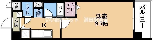 メゾンクレールⅢの間取り画像