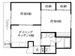 コーポサンテラスの間取り画像