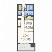 OPUS RESIDENCE SHINSAIBASHI SOUTHの間取り画像