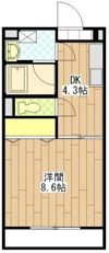 メゾンカネブンの間取り画像