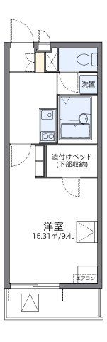 レオパレスルームス北越の間取り画像