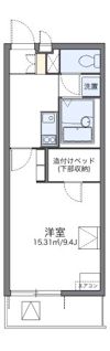 レオパレスルームス北越の間取り画像
