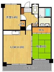 シャンピア真鶴 702号室の間取り画像