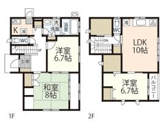 平良戸建の間取り画像