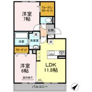 アンベリール A棟の間取り画像