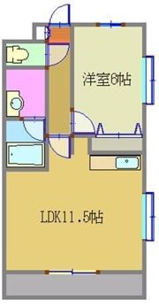ハバードリーム3番館の間取り画像