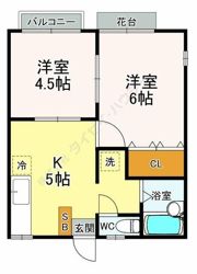 ハイムカトレアの間取り画像