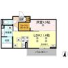 クランツ北井門Cの間取り画像