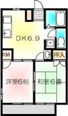 ペガサス山田の間取り画像