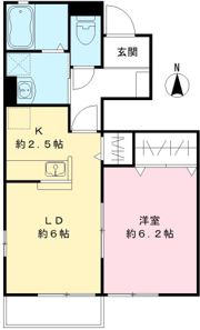 グランドール Bの間取り画像