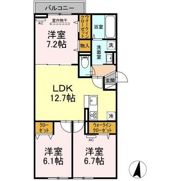 セレスティア江戸川の間取り画像