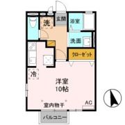アムール Bの間取り画像