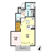 セプトガーデン大渡町の間取り画像