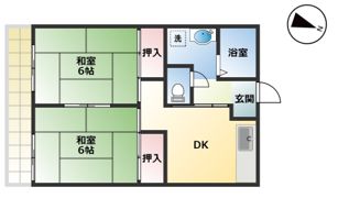 メゾン中央の間取り画像