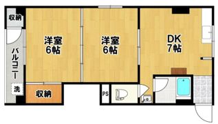 豊中ローズハイツの間取り画像