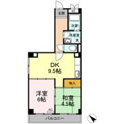 浜田マンションの間取り画像
